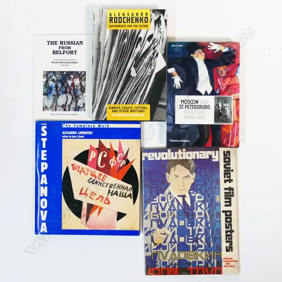 FIVE PUBLICATIONS ON RUSSIAN ART